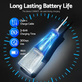 Oral Care: Devanti Cordless Water Flosser Dental Oral Irrigator White