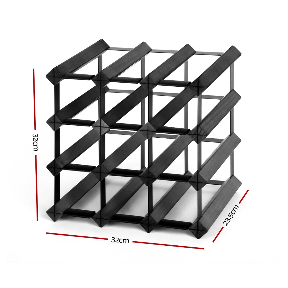 Wine Racks: Artiss Wine Rack 12 Bottle Black