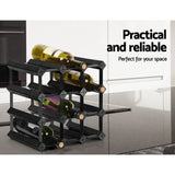 Wine Racks: Artiss Wine Rack 12 Bottle Black