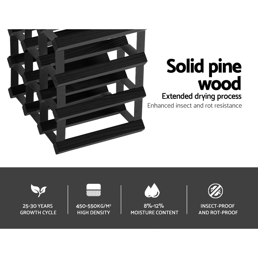 Wine Racks: Artiss Wine Rack 12 Bottle Black