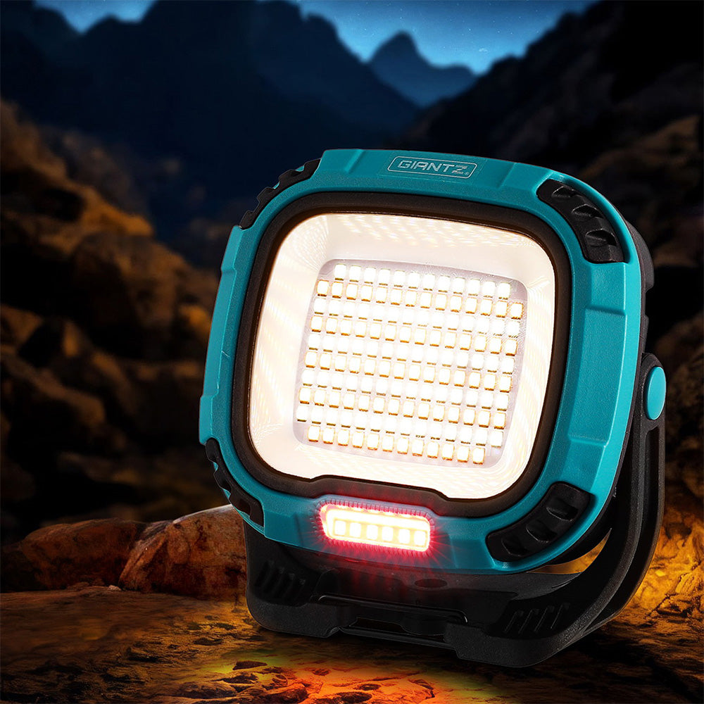 Table Lamps: Giantz Work Light Torch Rechargeable USB Cordless Magnetic LED Lamp Charging