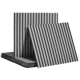 Artiss 10PCS Peel and Stick Wall Panels Tiles 68X68CM Self Adhesive for Home Office Studio Grey