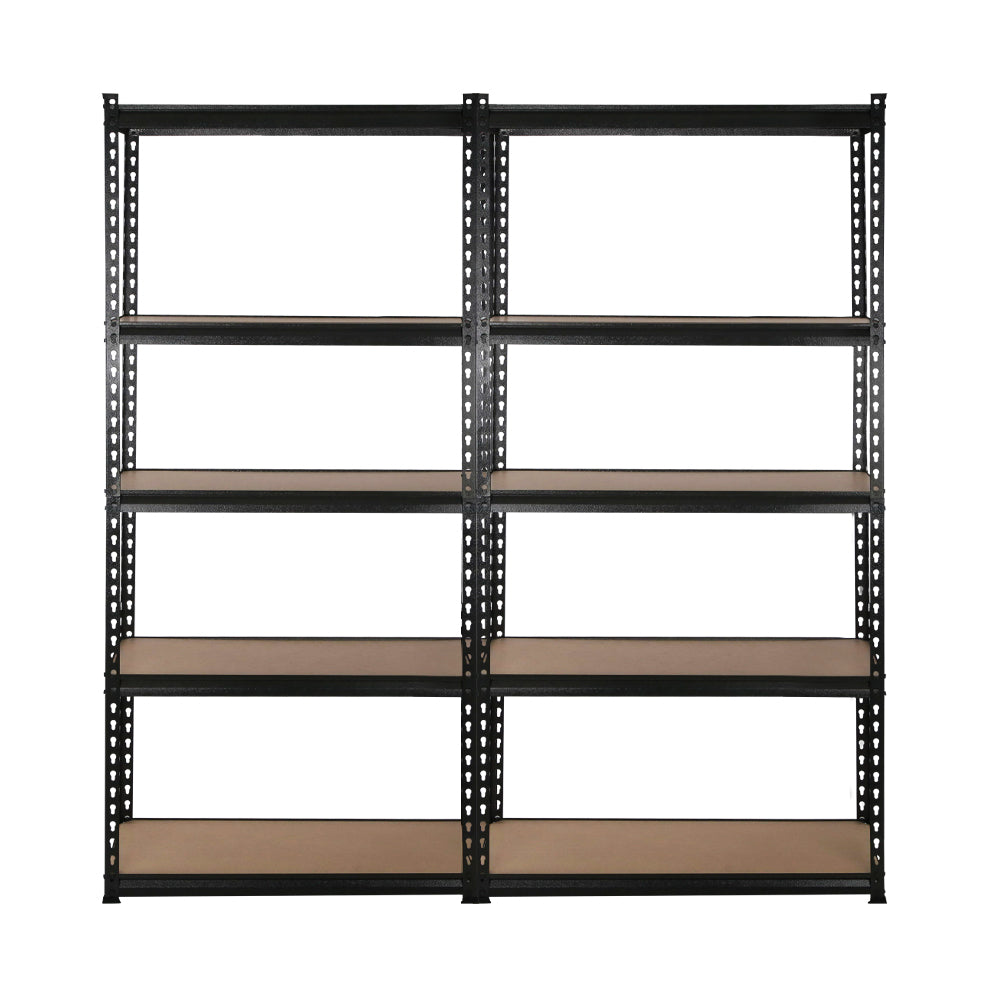 Wall Storage Racks: Giantz 4x1.8M Garage Shelving Warehouse Rack Pallet Racking Storage Shelve Black