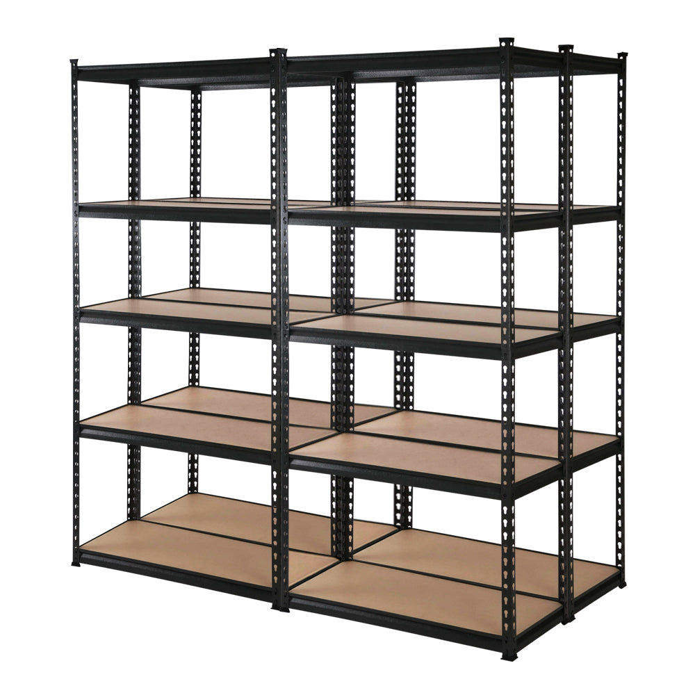 Wall Storage Racks: Giantz 4x1.8M Garage Shelving Warehouse Rack Pallet Racking Storage Shelve Black
