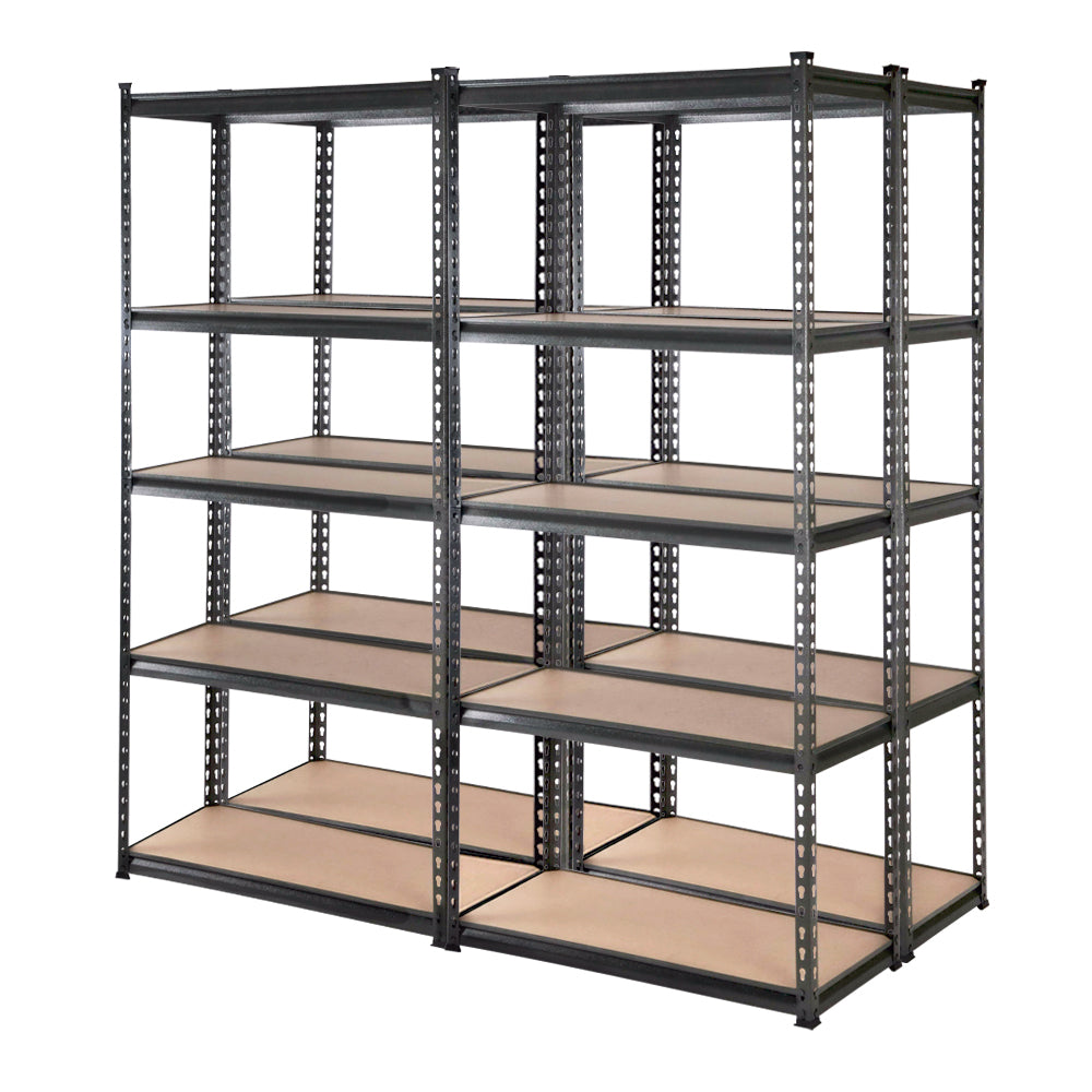 Wall Storage Racks: Giantz 4x1.8M Garage Shelving Warehouse Rack Pallet Racking Storage Charcoal