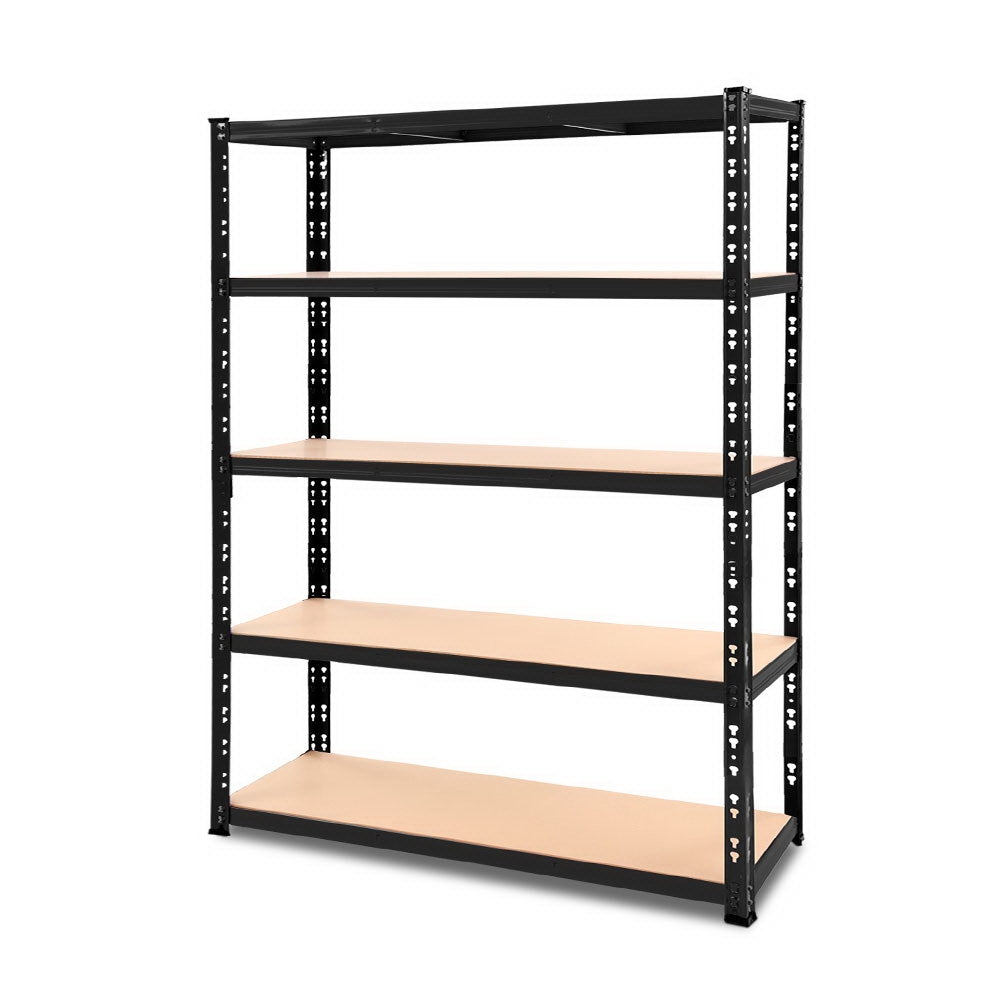 Wall Storage Racks: Giantz 1.8M Garage Shelving Warehouse Rack Pallet Racking Storage Shelve Black