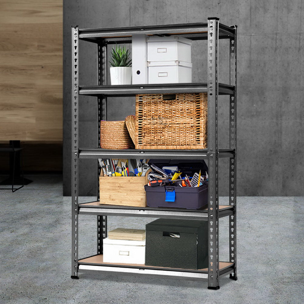 Wall Storage Racks: Giantz 1.5M Garage Shelving Warehouse Rack Pallet Racking Storage Shelf Charcoal