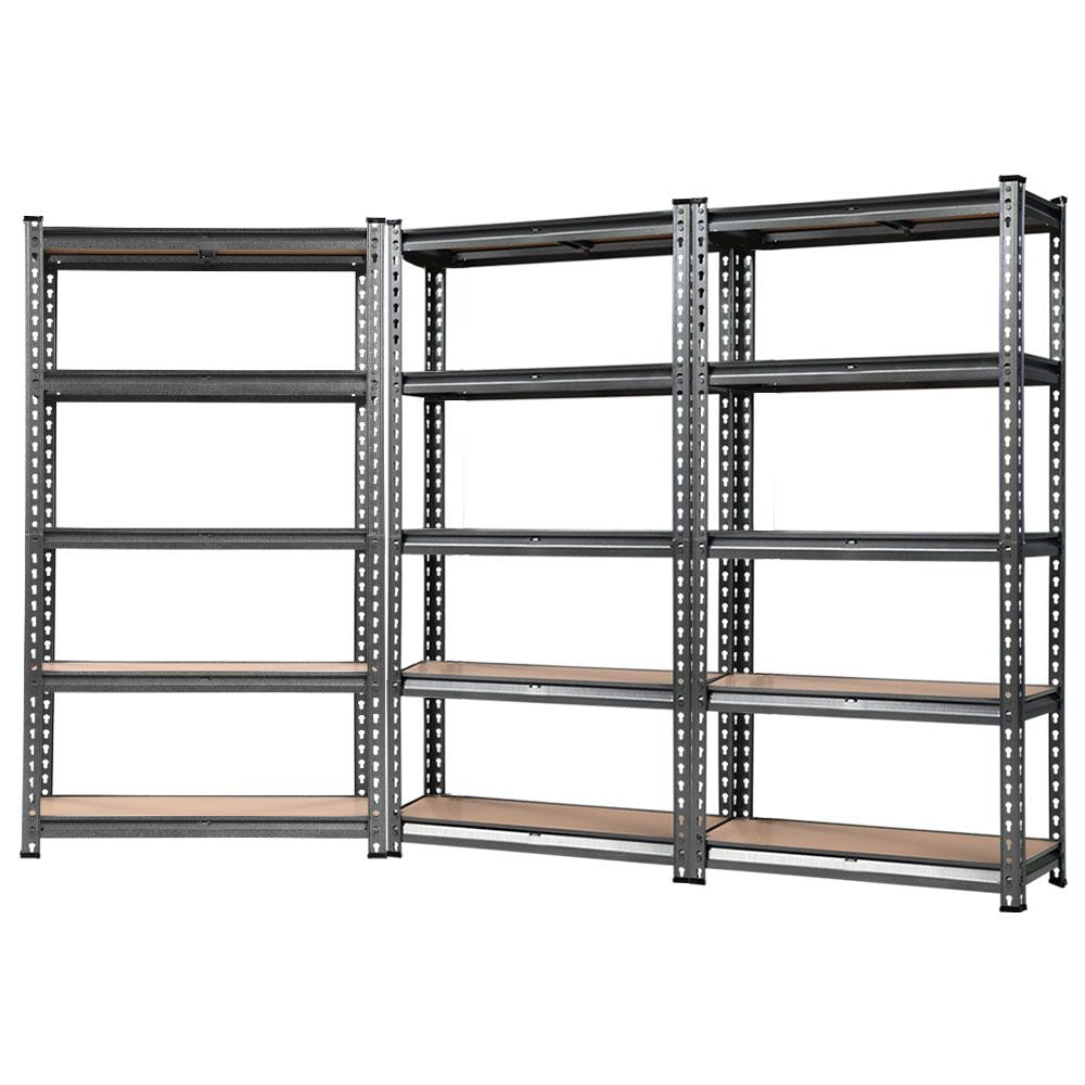 Wall Storage Racks: Giantz 3x1.5M Garage Shelving Warehouse Rack Pallet Racking Storage Charcoal