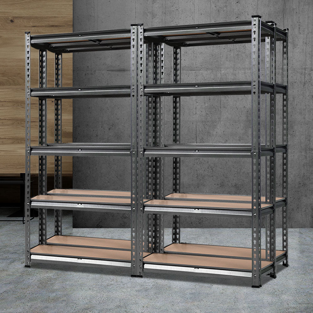 Wall Storage Racks: Giantz 4x1.5M Garage Shelving Warehouse Rack Pallet Racking Storage Charcoal