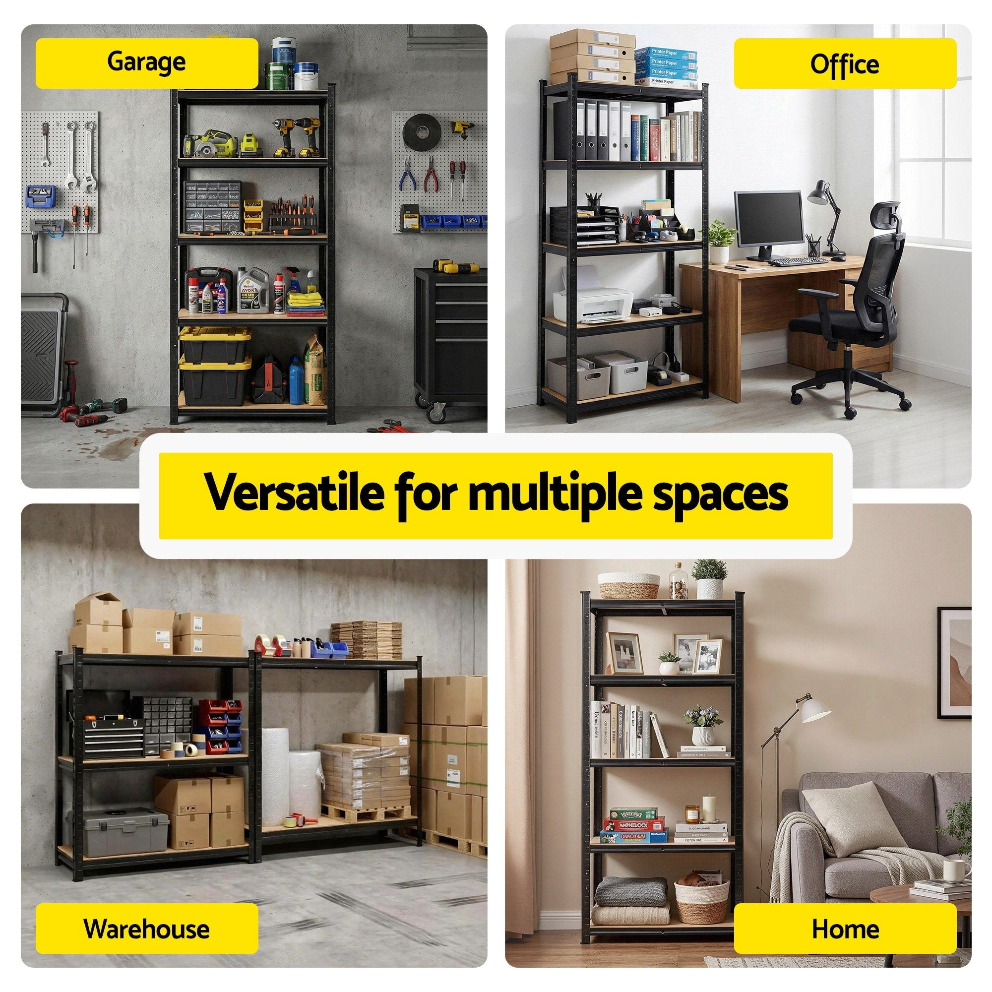 Wall Storage Racks: Giantz Garage Shelving 1.5X0.7m Warehouse Shelves Storage Rack Pallet Racking