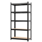 Wall Storage Racks: Giantz Garage Shelving 1.6X0.8m Warehouse Shelves Storage Rack Pallet Racking Black