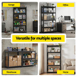 Wall Storage Racks: Giantz Garage Shelving 1.6X0.8m Warehouse Shelves Storage Rack Pallet Racking Black