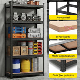 Wall Storage Racks: Giantz Garage Shelving 1.6X0.8m Warehouse Shelves Storage Rack Pallet Racking Black