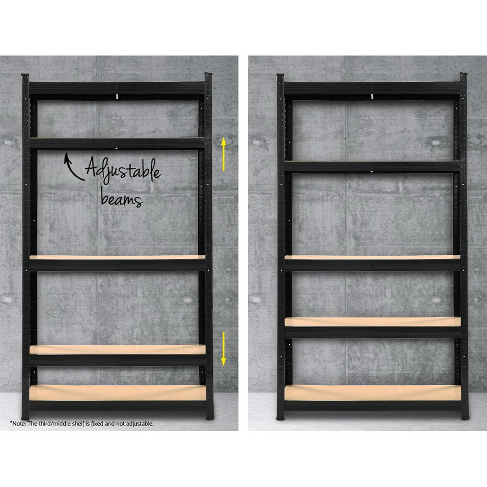 Wall Storage Racks: Giantz 1.8M Warehouse Racking Rack Shelving Garage Storage Steel Metal Shelves