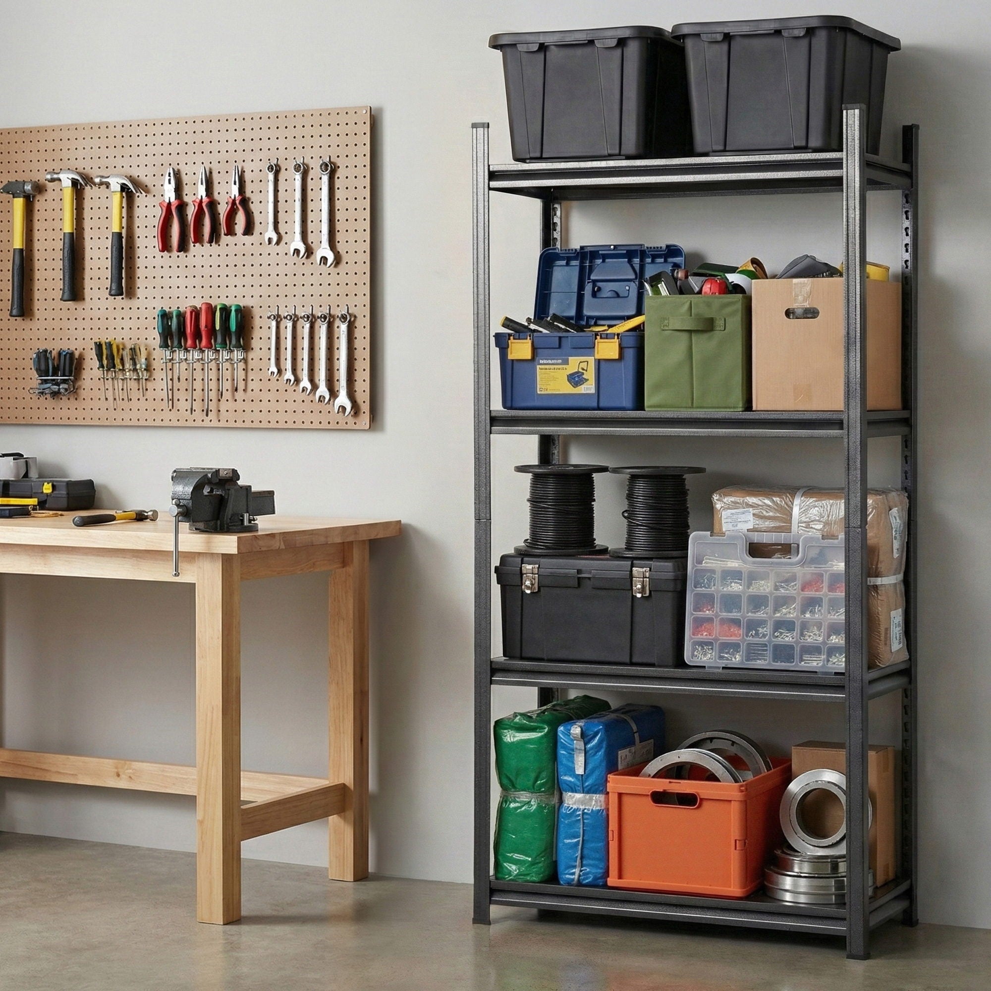 Wall Storage Racks: Giantz Garage Shelving 1.8X0.9m Warehouse Rack Storage Shelves Workshop Racks Steel