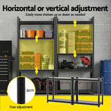 Wall Storage Racks: Giantz Garage Shelving 1.8X0.9m Warehouse Rack Storage Shelves Workshop Racks Steel