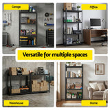 Wall Storage Racks: Giantz Garage Shelving 1.8X0.9m Warehouse Rack Storage Shelves Workshop Racks Steel