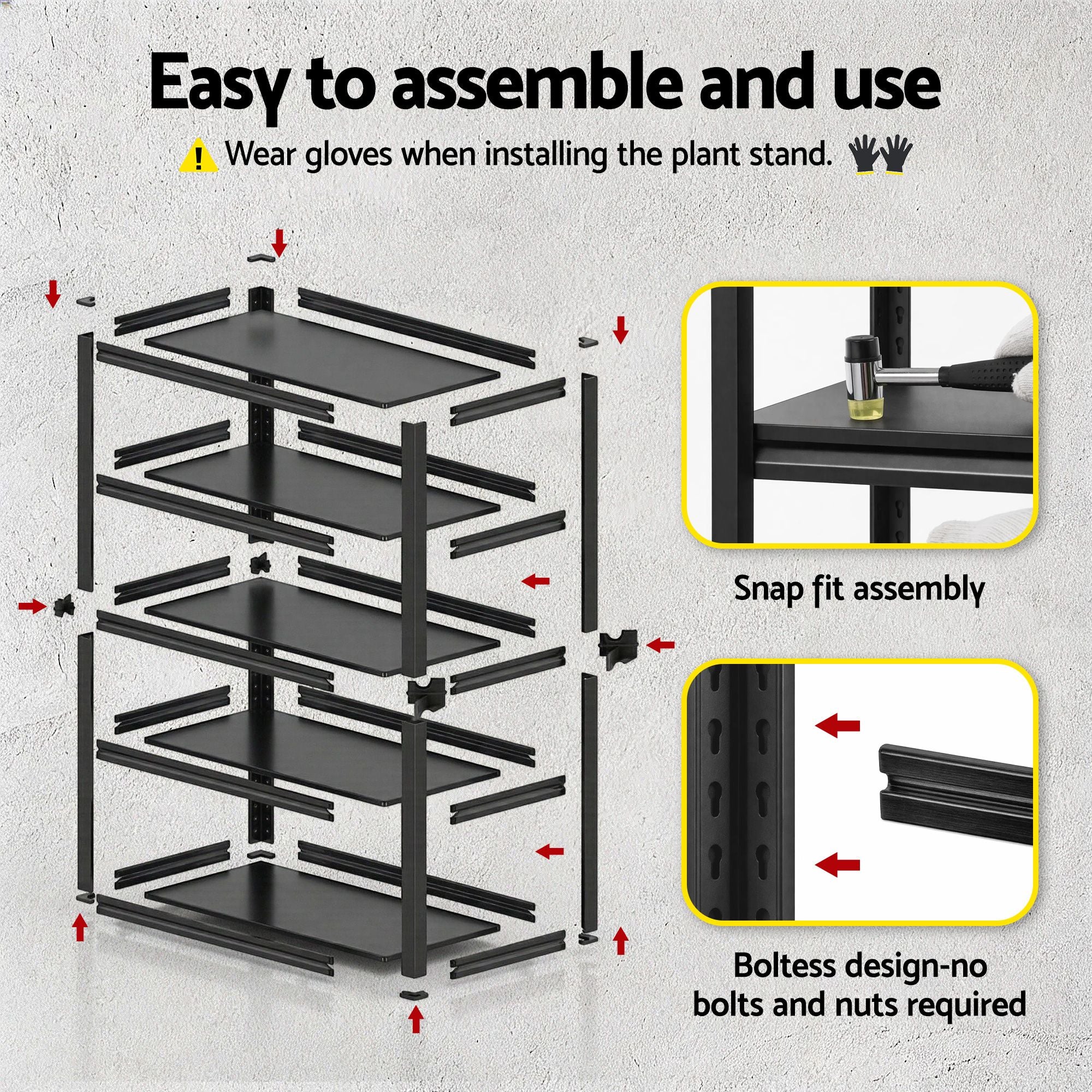 Giantz Garage Shelving 2.4X1.8m Warehouse Rack Storage Shelves Workshop Racks Steel