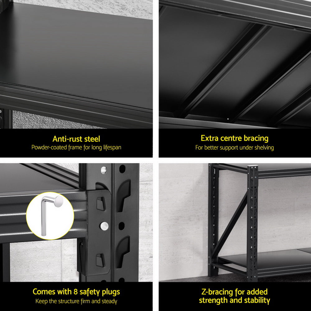 Wall Storage Racks: Giantz 1.5Mx0.9M Warehouse Shelving Garage Rack