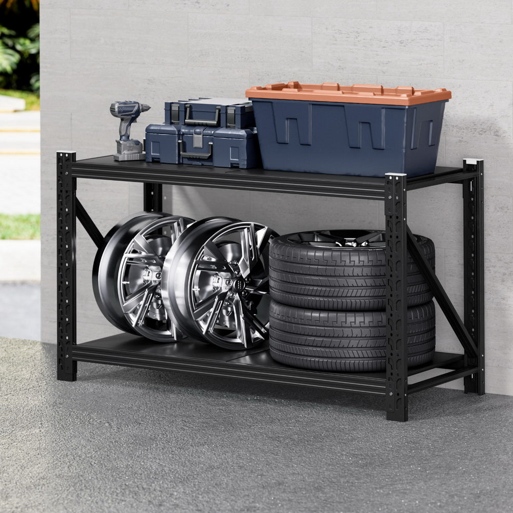 Wall Storage Racks: Giantz 1.5Mx0.9M Warehouse Shelving Garage Rack