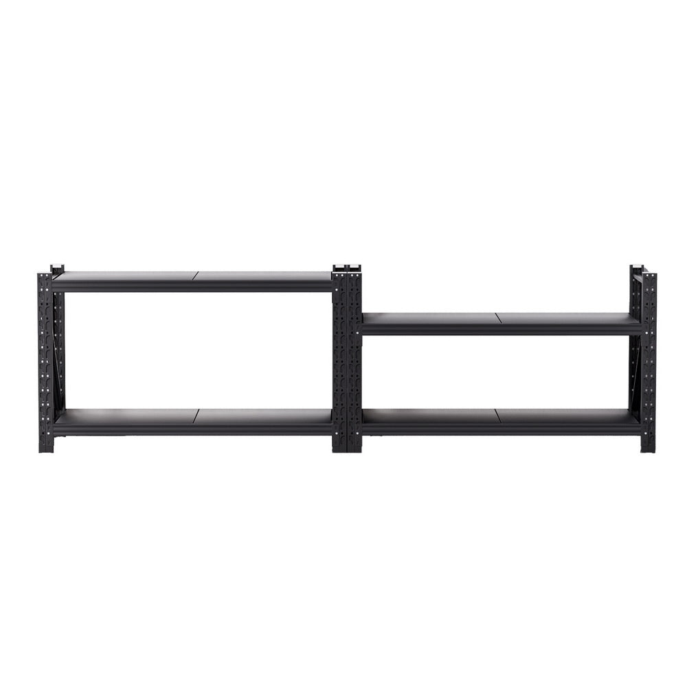 Wall Storage Racks: Giantz 2x 0.9M Garage Shelving Workbench Warehouse Rack