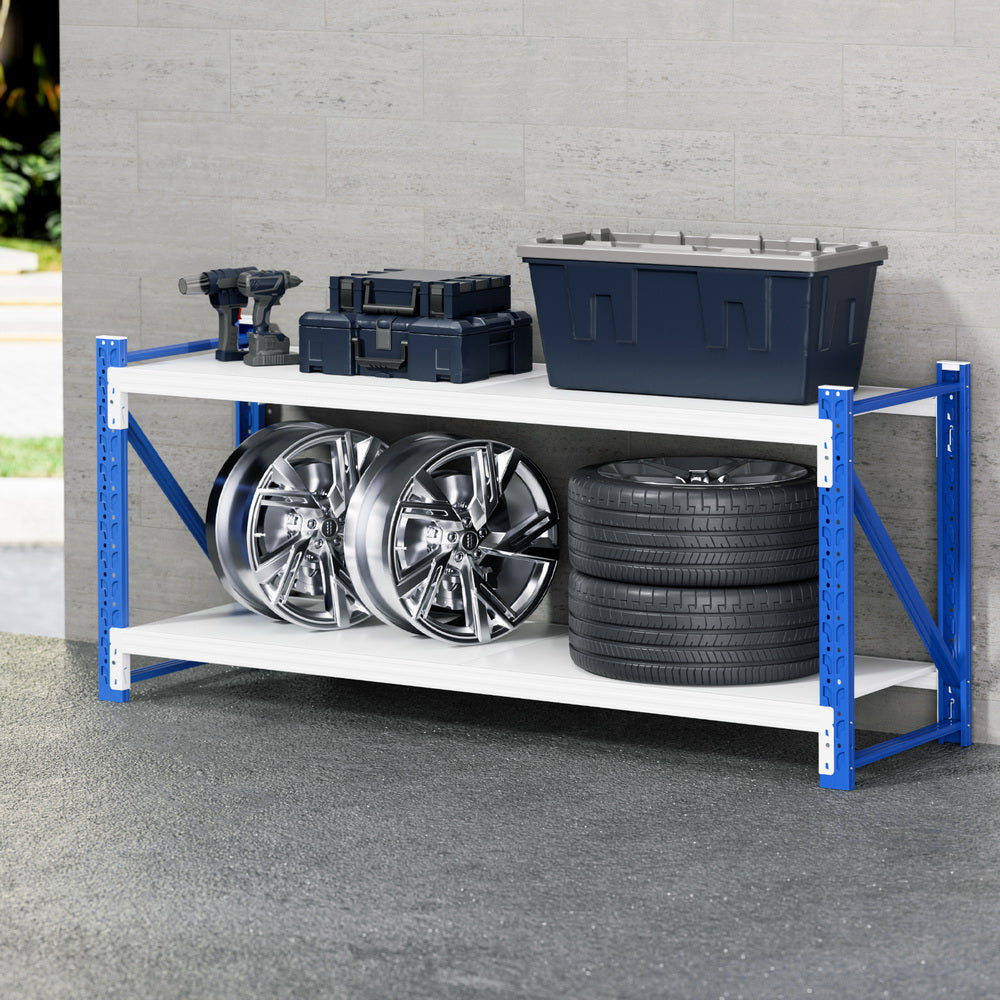 Wall Storage Racks: Giantz 2Mx0.9M Warehouse Shelving Garage Rack