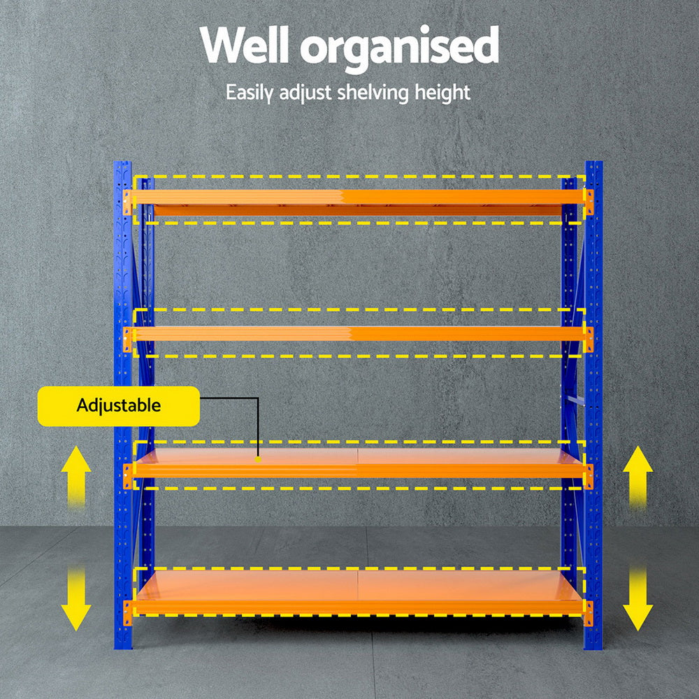 Utility Trolleys: Giantz 2Mx1.8M Warehouse Shelving Garage Rack