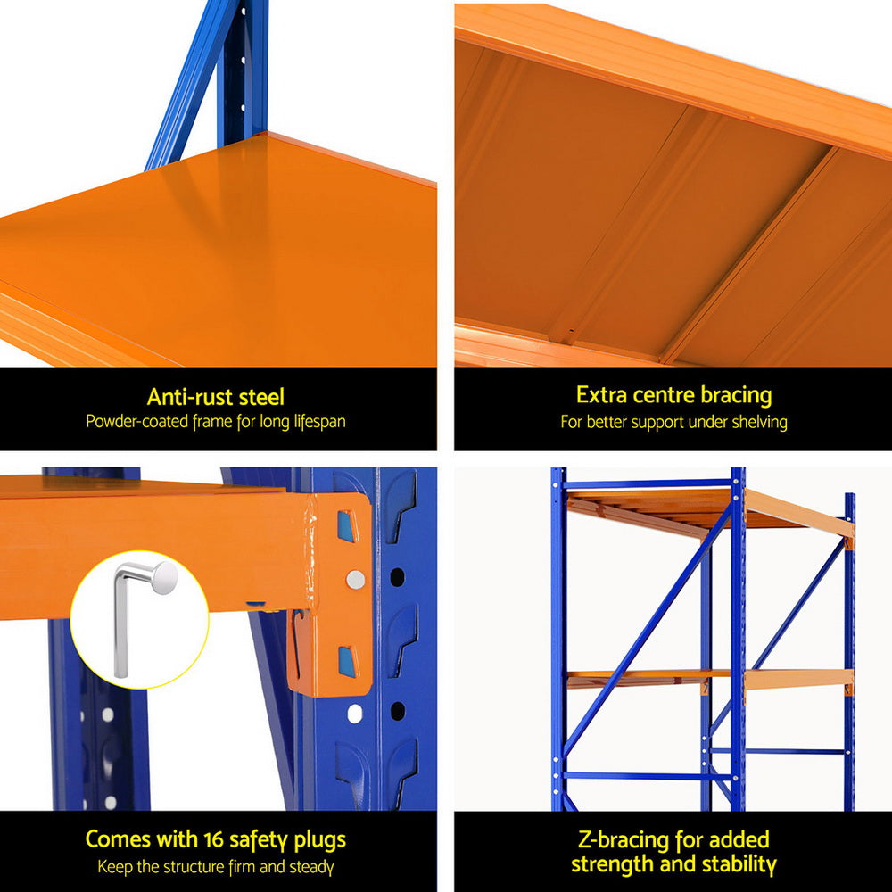 Utility Trolleys: Giantz 2Mx1.8M Warehouse Shelving Garage Rack