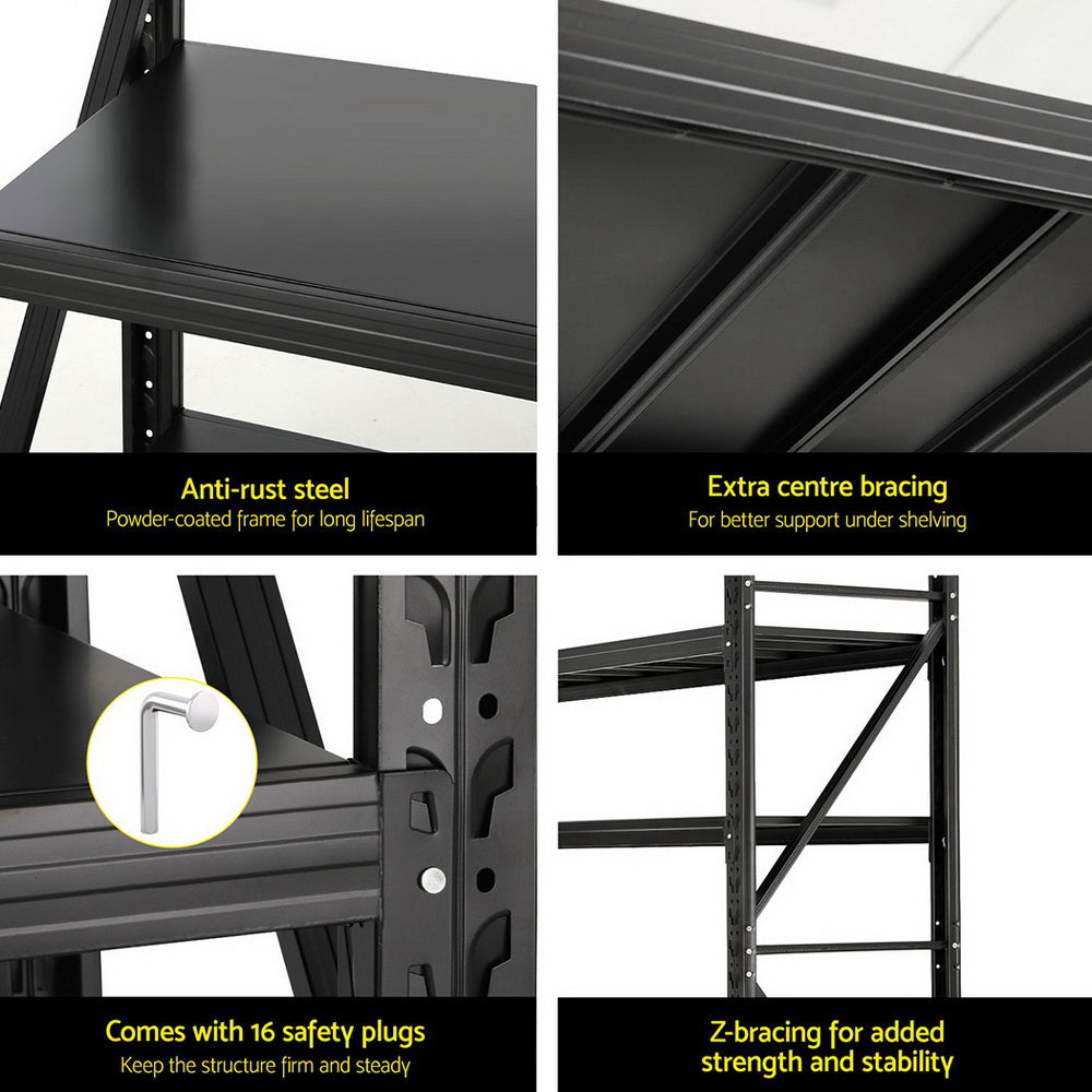 Utility Trolleys: Giantz 2Mx2M Warehouse Shelving Garage Rack
