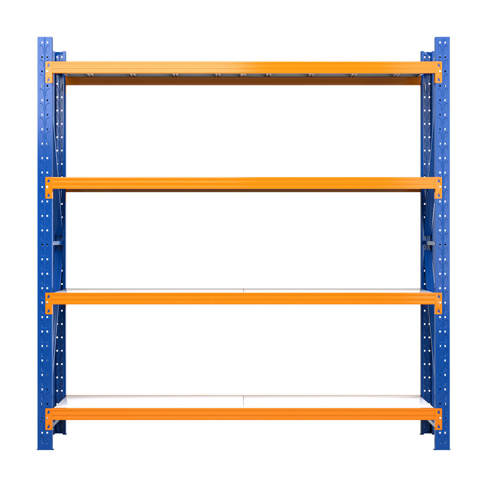 Wall Storage Racks: Giantz 2Mx2M Garage Shelving Warehouse Rack Pallet Racking Storage Shelf Blue