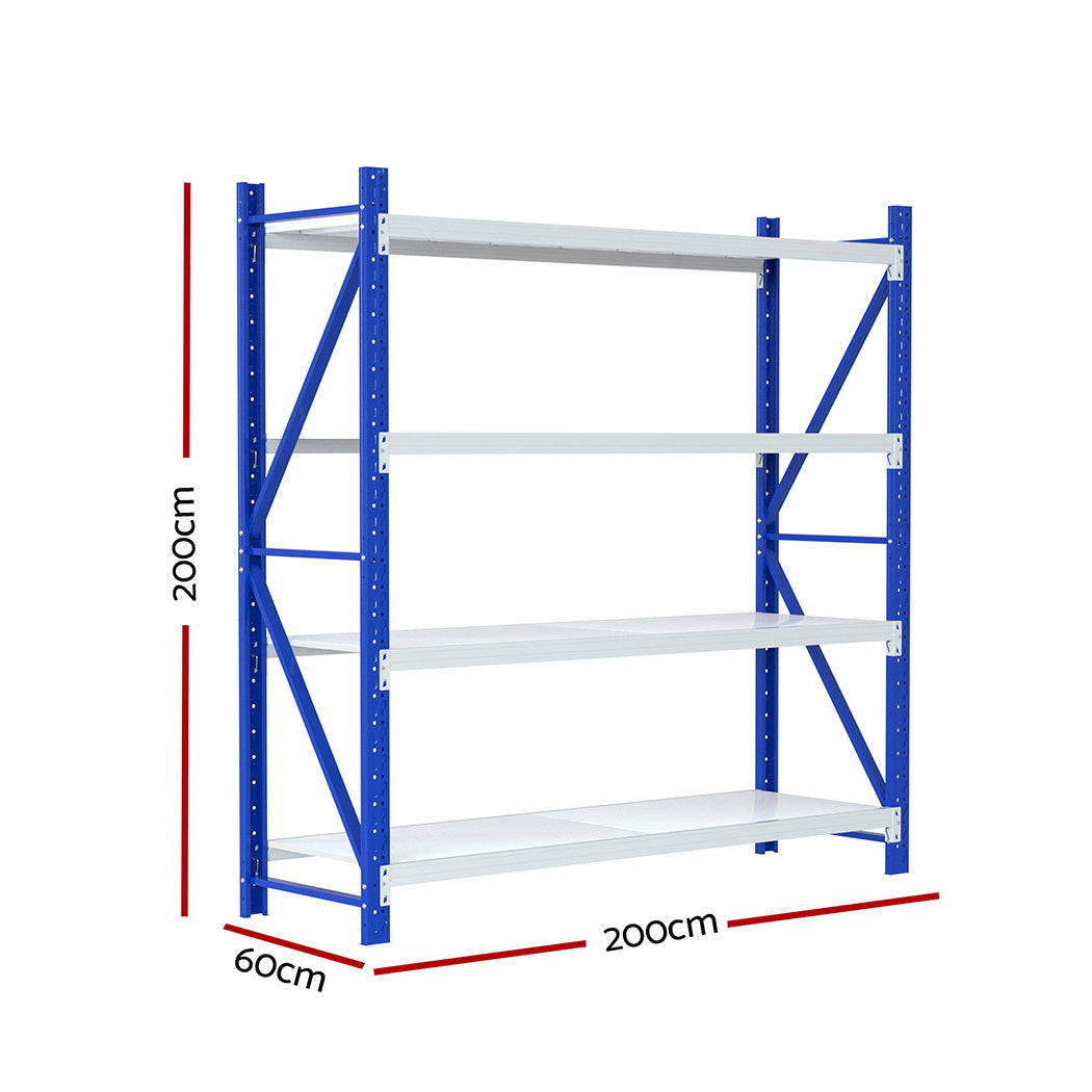 Utility Trolleys: Giantz 2Mx2M Warehouse Shelving Garage Rack