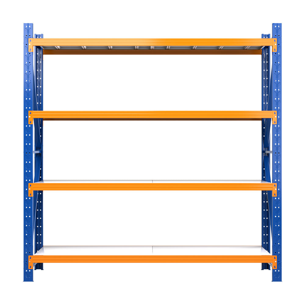 Wall Storage Racks: Giantz 2Mx2M Garage Shelving Warehouse Rack Pallet Racking Storage Shelf Blue