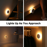 AIPOWER Motion Sensor Night Light USB-C Rechargeable Closet Light 2 Packs