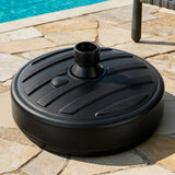 Umbrellas & Sunshades: Instahut Outdoor Umbrella Base Weight Round Plastic Pole Holder 35-38mm Beach