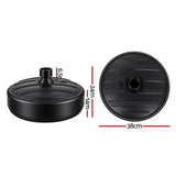 Umbrellas & Sunshades: Instahut Outdoor Umbrella Base Weight Round Plastic Pole Holder 35-38mm Beach