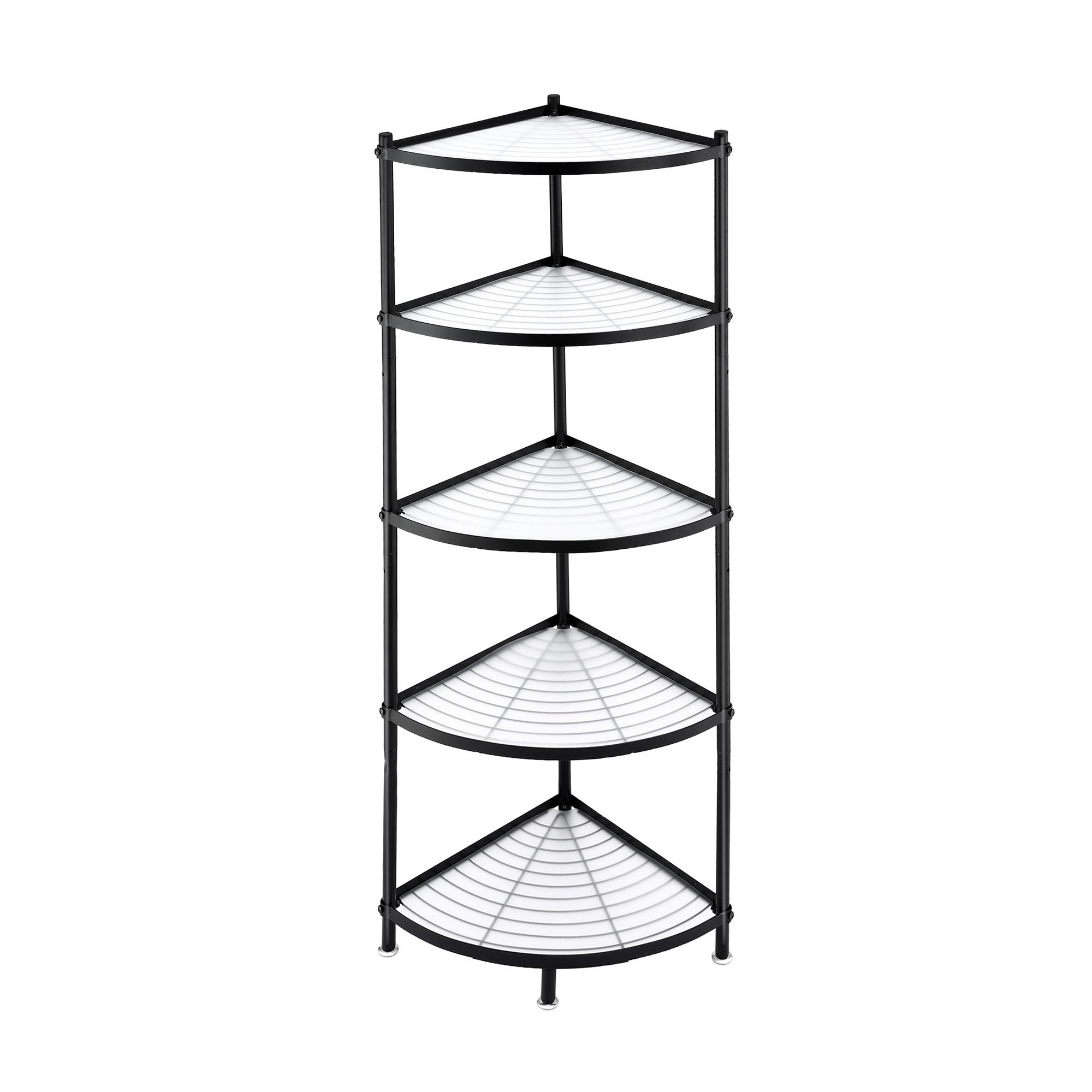 Kitchen Appliance Accessories: Artiss 5-Tier Kitchen Corner Shelf Rack Stand Microwave Metal Storage Shelves