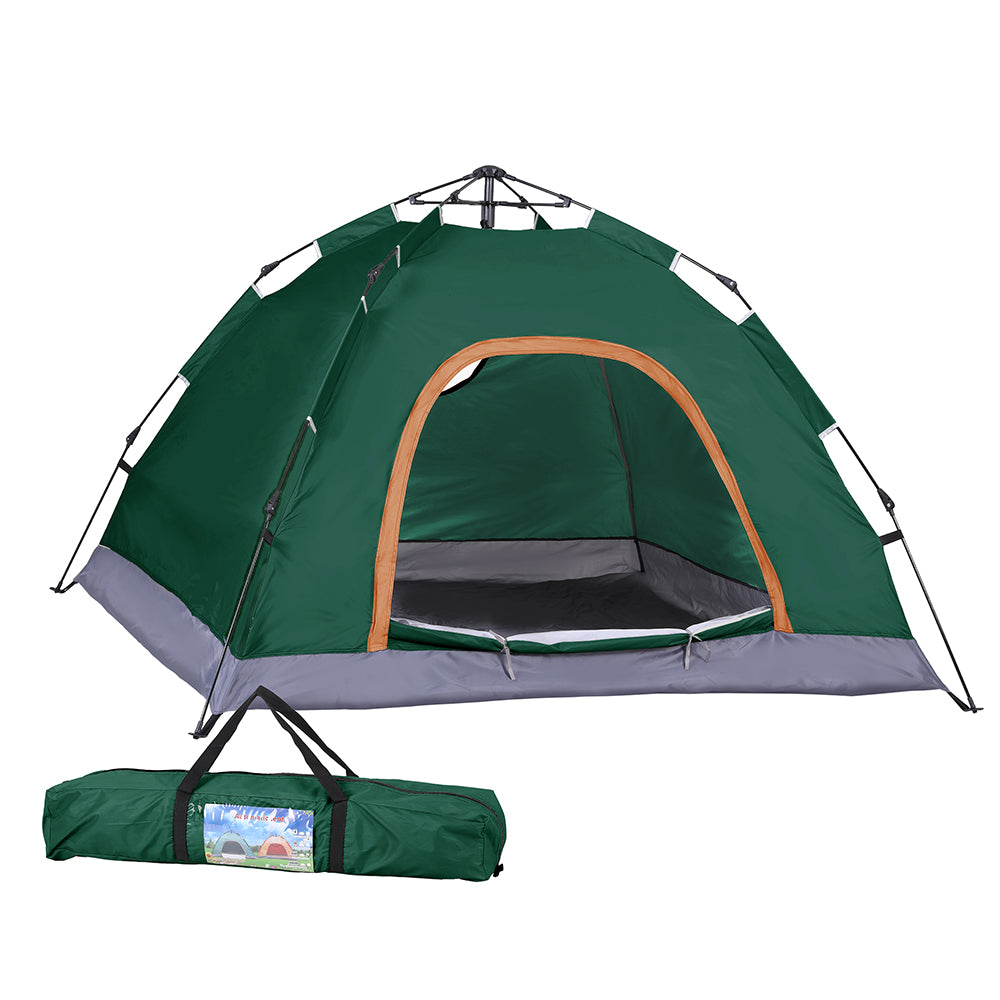 Tents: Weisshorn Camping Tent Instant Tent Pop up 2 Person Outdoor Hiking Tents Hiking Green