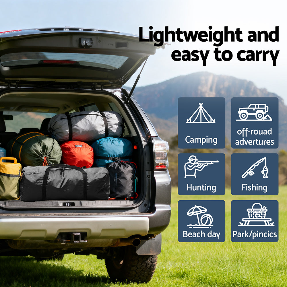 Tents: Weisshorn Camping Tent Car SUV Rear Hatchback Tents Canopy Portable Outdoor Family Black