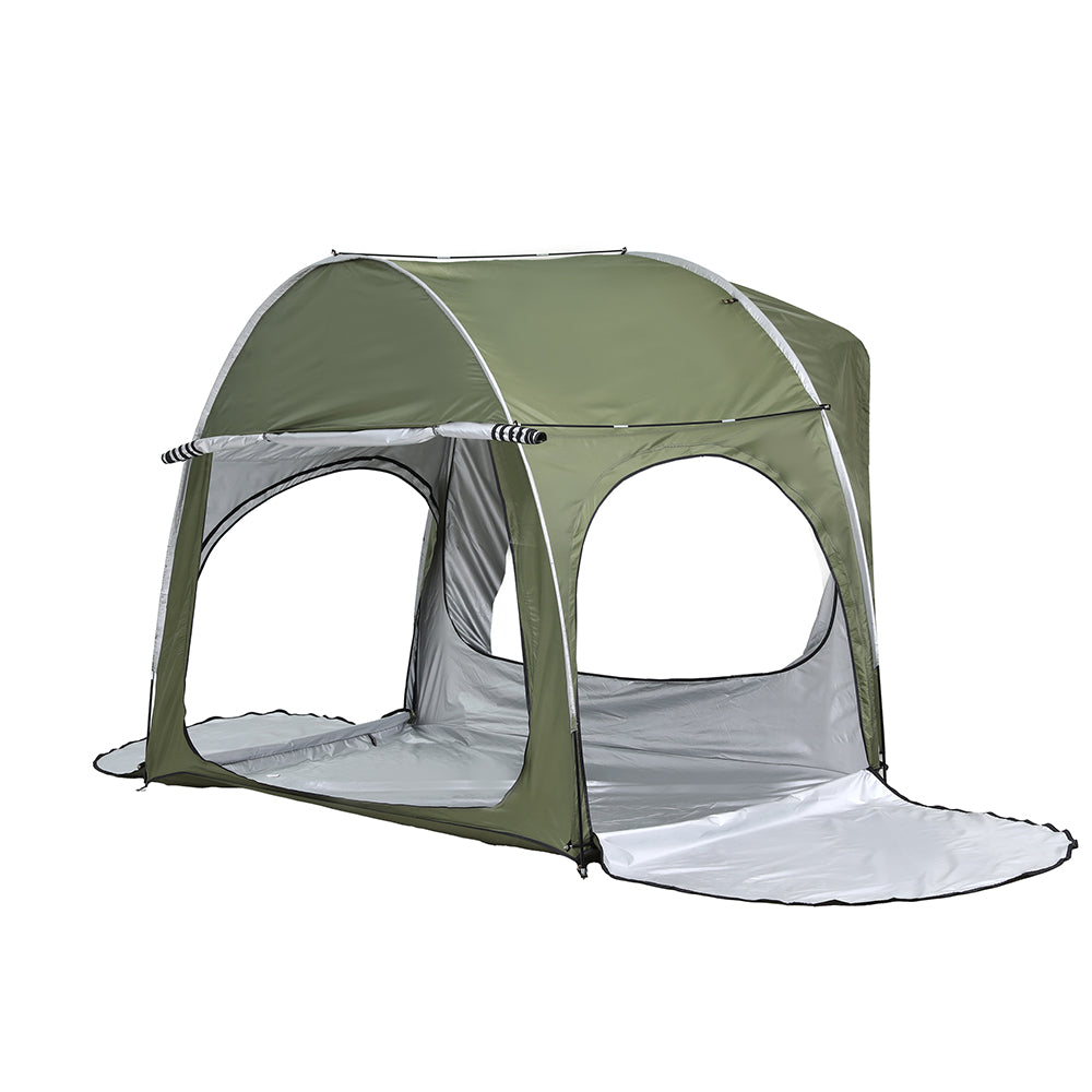 Tents: Weisshorn Camping Tent Car SUV Rear Hatchback Tents Canopy Portable Outdoor Family green