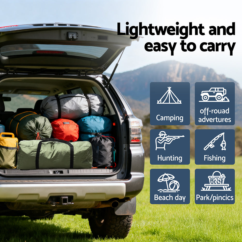 Tents: Weisshorn Camping Tent Car SUV Rear Hatchback Tents Canopy Portable Outdoor Family green