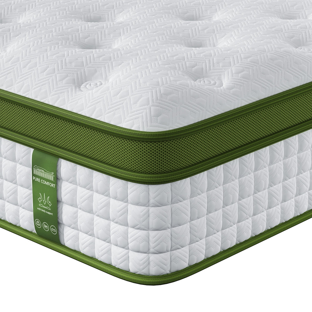 BedStory King Single 30cm Hybrid Mattress Cooling Gel Memory Foam 5 Zone Pocket Spring Bed Temperature Regulating