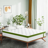 Queen Mattress: BedStory Queen 30cm Hybrid Mattress Cooling Gel Memory Foam 5 Zone Pocket Spring Bed Temperature Regulating