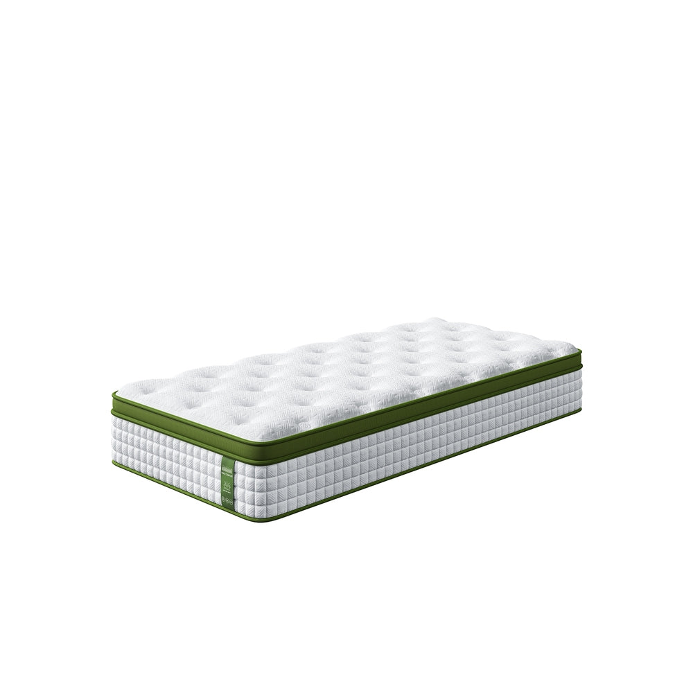 Single Mattress: BedStory Single 30cm Hybrid Mattress Cooling Gel Memory Foam 5 Zone Pocket Spring Bed Temperature Regulating