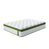 Queen Mattress: BedStory 34cm Queen Latex Hybrid Mattress Medium Firm - 5 Zone Pocket Spring Bed for Pressure Relief Motion Isolation