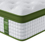Single Mattress: BedStory 34cm Single Latex Hybrid Mattress Medium Firm - 5 Zone Pocket Spring Bed for Pressure Relief Motion Isolation