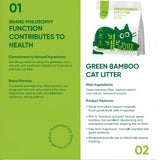 PurrHaven Bamboo Clumping Cat & Kitty Litter, 30kg 12 Pack,Dust Free,Natural Flusable,Easy to Clean,Odour Neutraliser,Rapid Liquid Absorption,Non-Toxic Formula