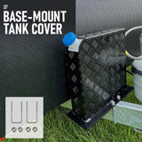 Alpen Outdoor Base 2mm Aluminum Diesel Heater Fuel Tank Cover, Heavy Duty Protective Guard for 10L 15L Tanks, Simple Installation,Left Side,Safe UV & Impact Shield, Ideal for Camping & RV