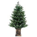 Christmas Trees: Jingle Jollys Christmas Tree 1.2M LED Potted Xmas Tree Party Decor 8 Light Modes