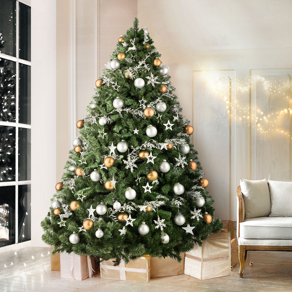 Christmas Trees: Jingle Jollys Christmas Tree 2.1M Xmas Tree Decorations Green 1250 Tips
