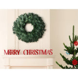 Christmas Wreaths & Garlands: Jingle Jollys 60cm Christmas Wreath Garland Xmas Decorations Wedding Party